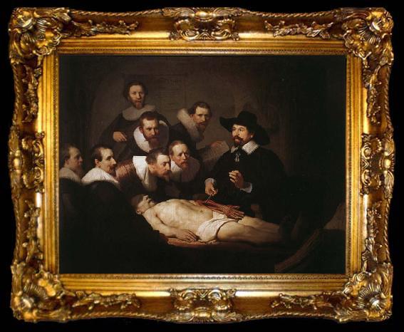 framed  Rembrandt van rijn The Anatomy Lesson of Dr.Nicolaes Tulp, ta009-2